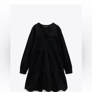 Zara Black Mini Dress π€